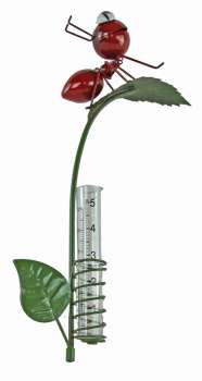 Preview: Niedlicher Regenmesser Ameise ca. 82,5 cm - Gartendekoration